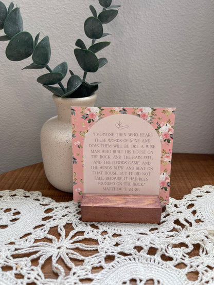 Firm Foundation Scripture Cards