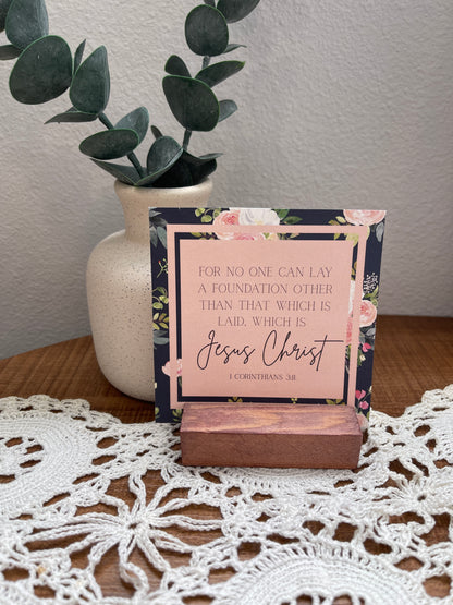 Firm Foundation Scripture Cards