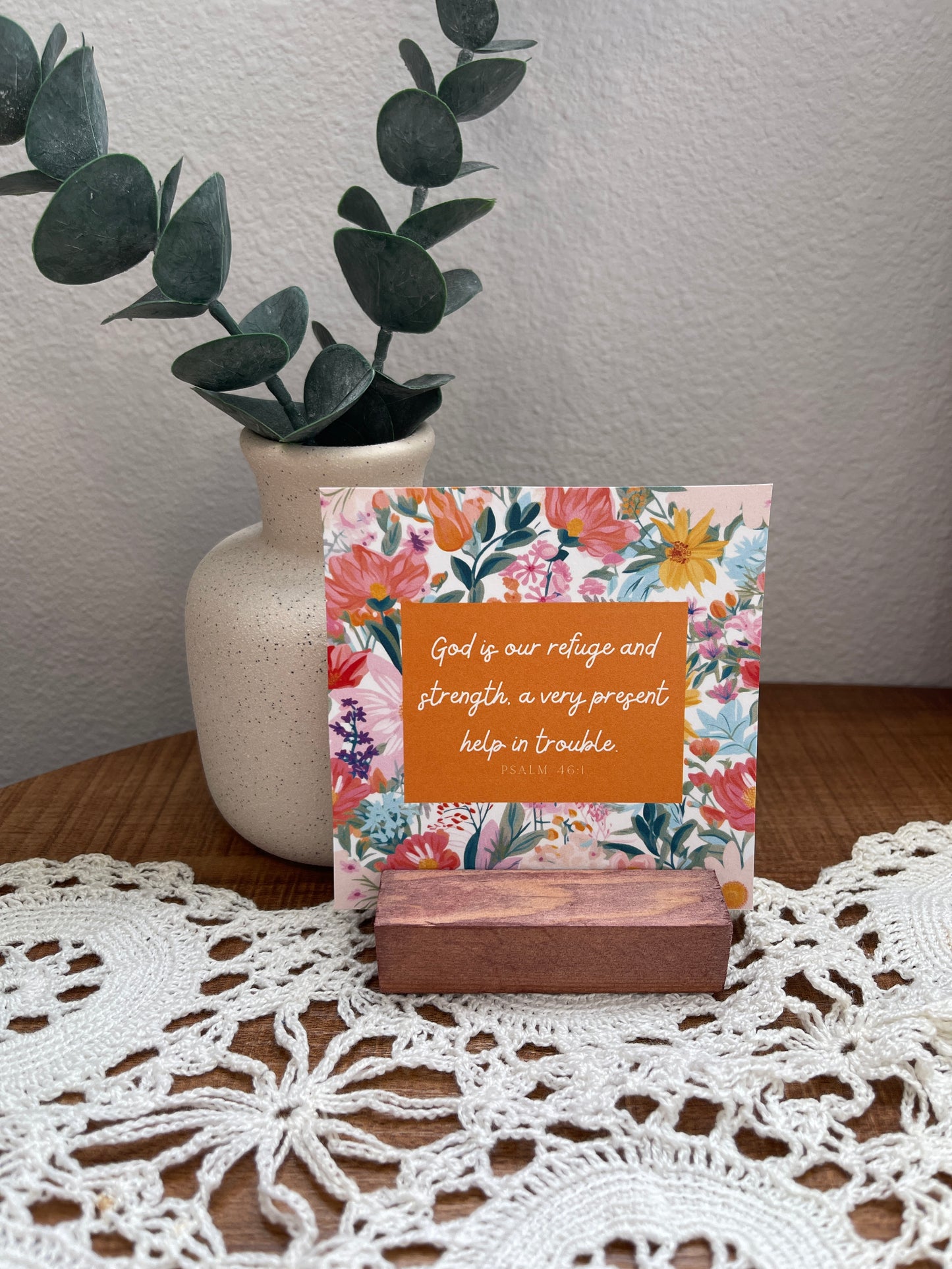 Eyes on You Lord Floral Scripture Cards