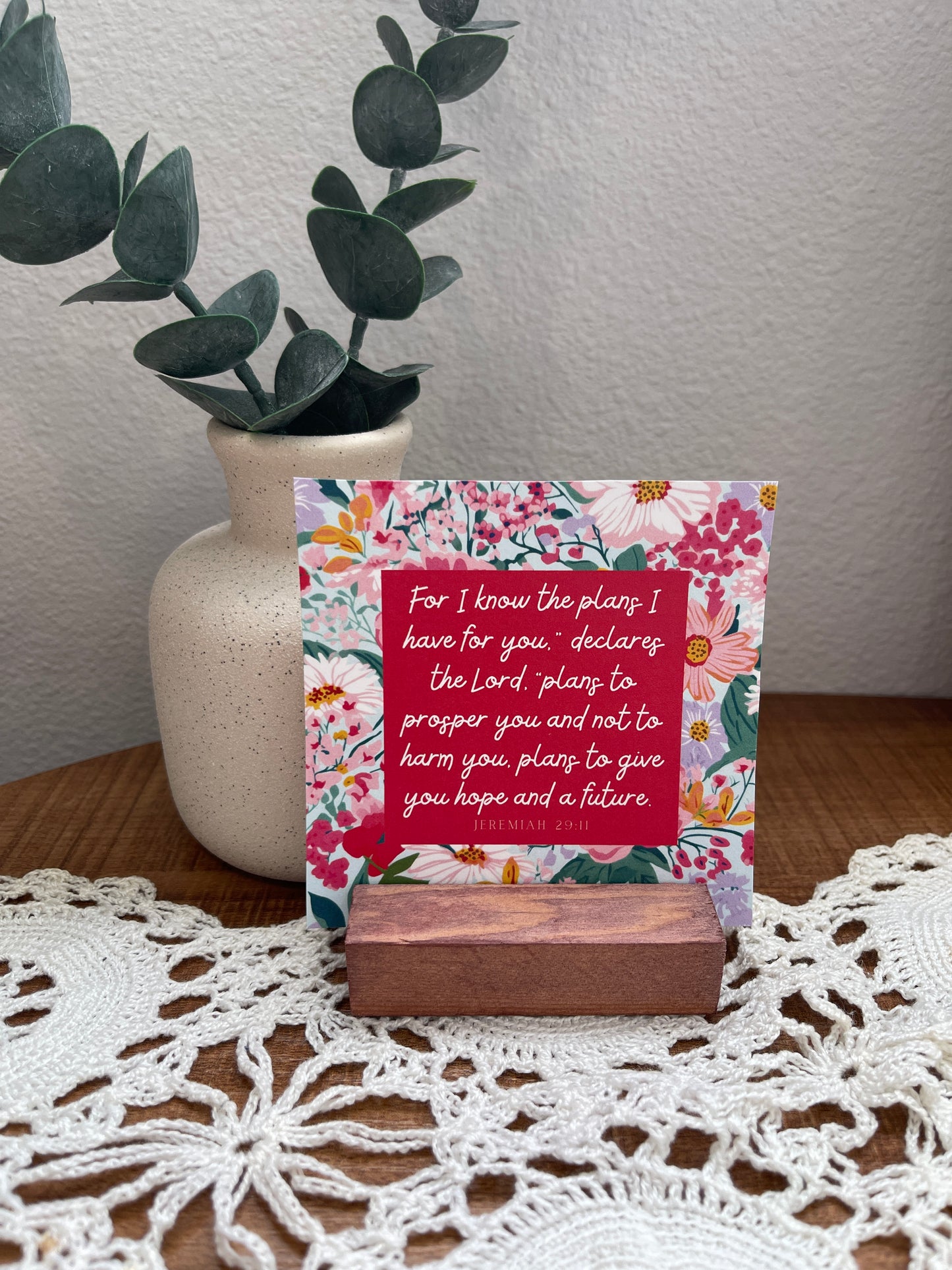 Eyes on You Lord Floral Scripture Cards