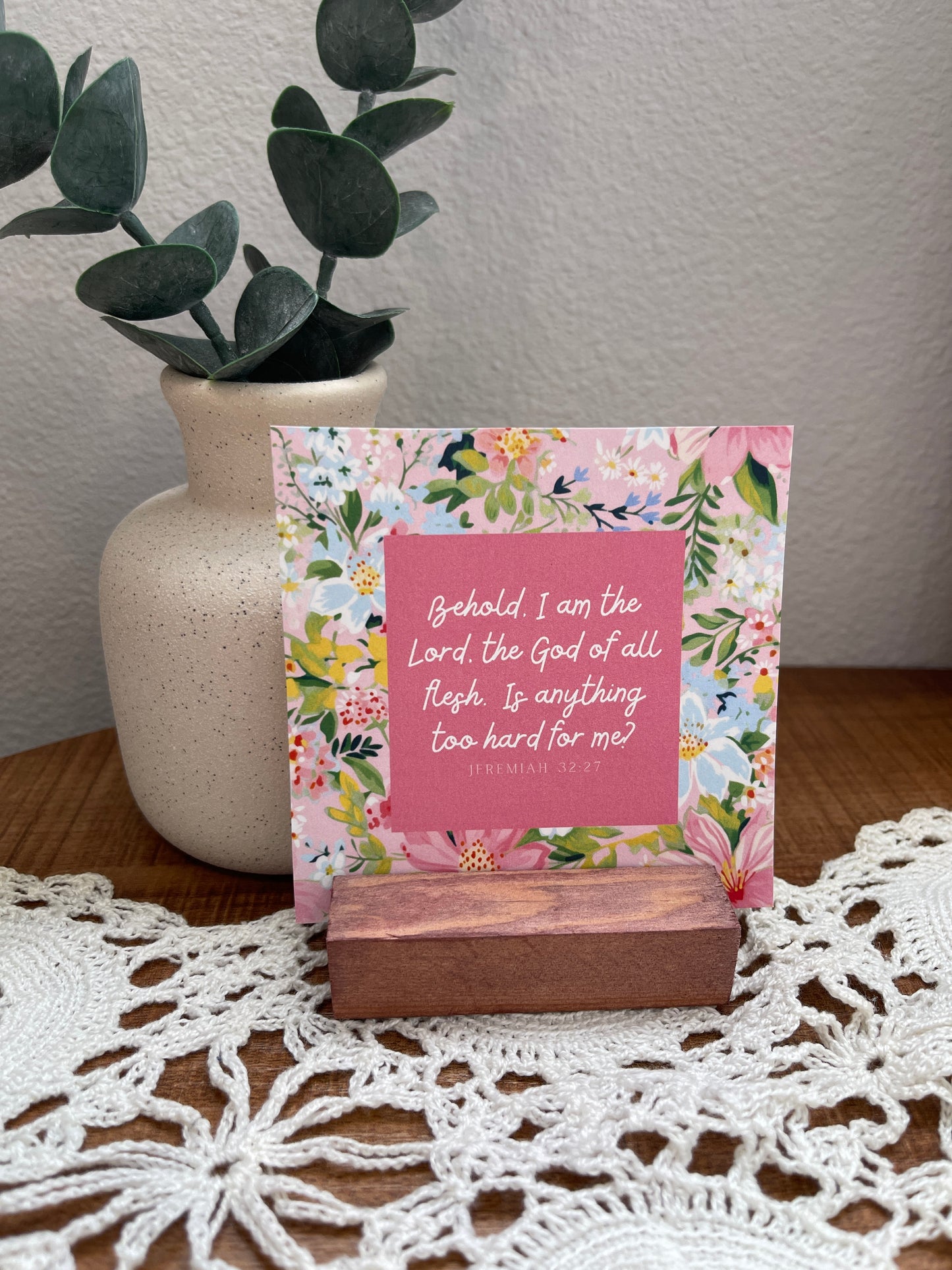 Eyes on You Lord Floral Scripture Cards