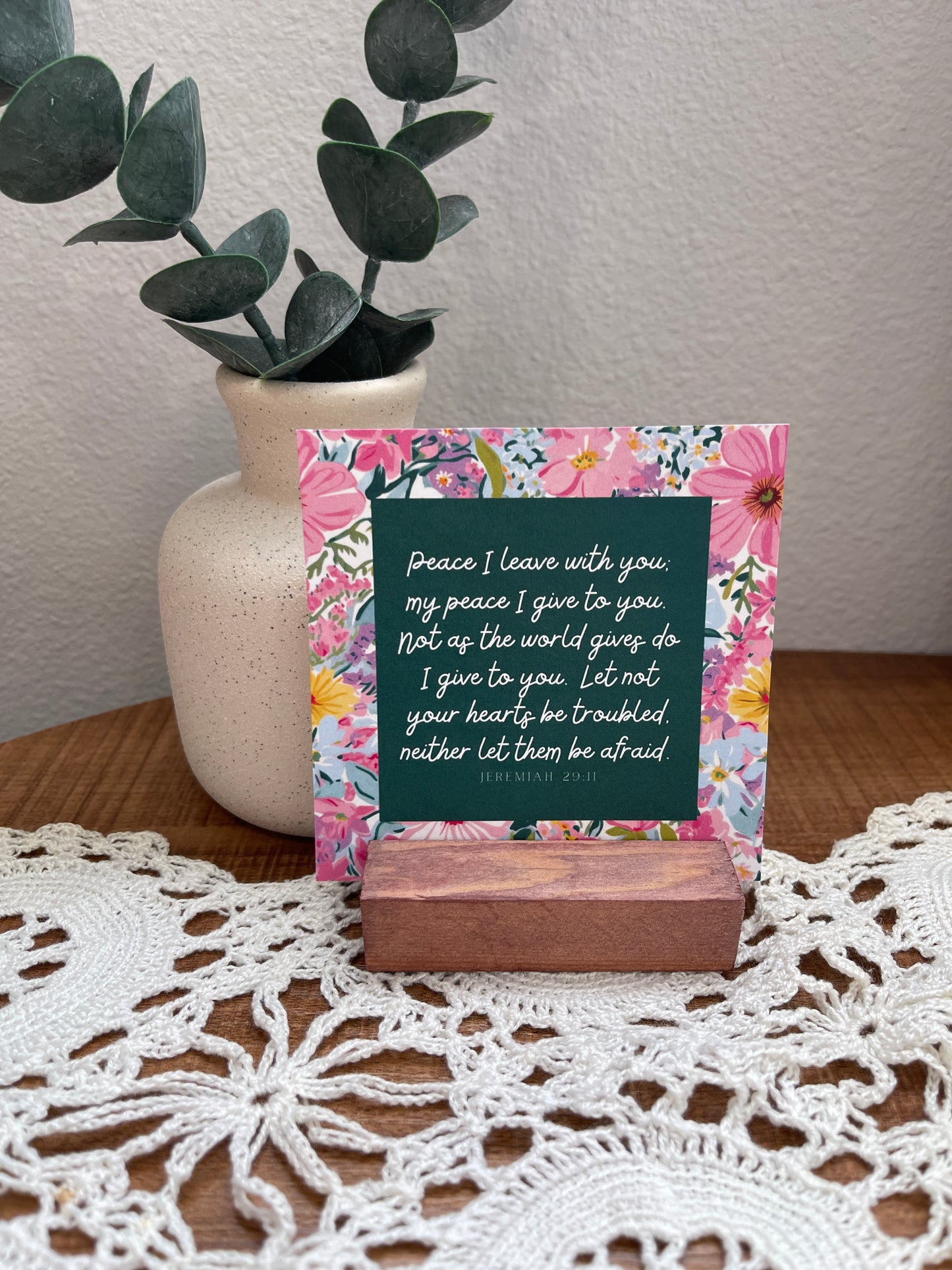 Eyes on You Lord Floral Scripture Cards