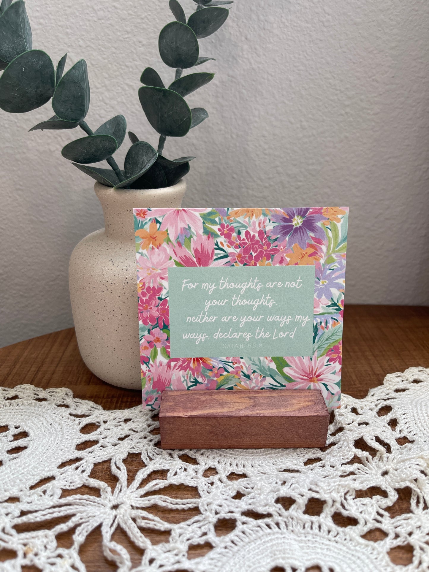 Eyes on You Lord Floral Scripture Cards