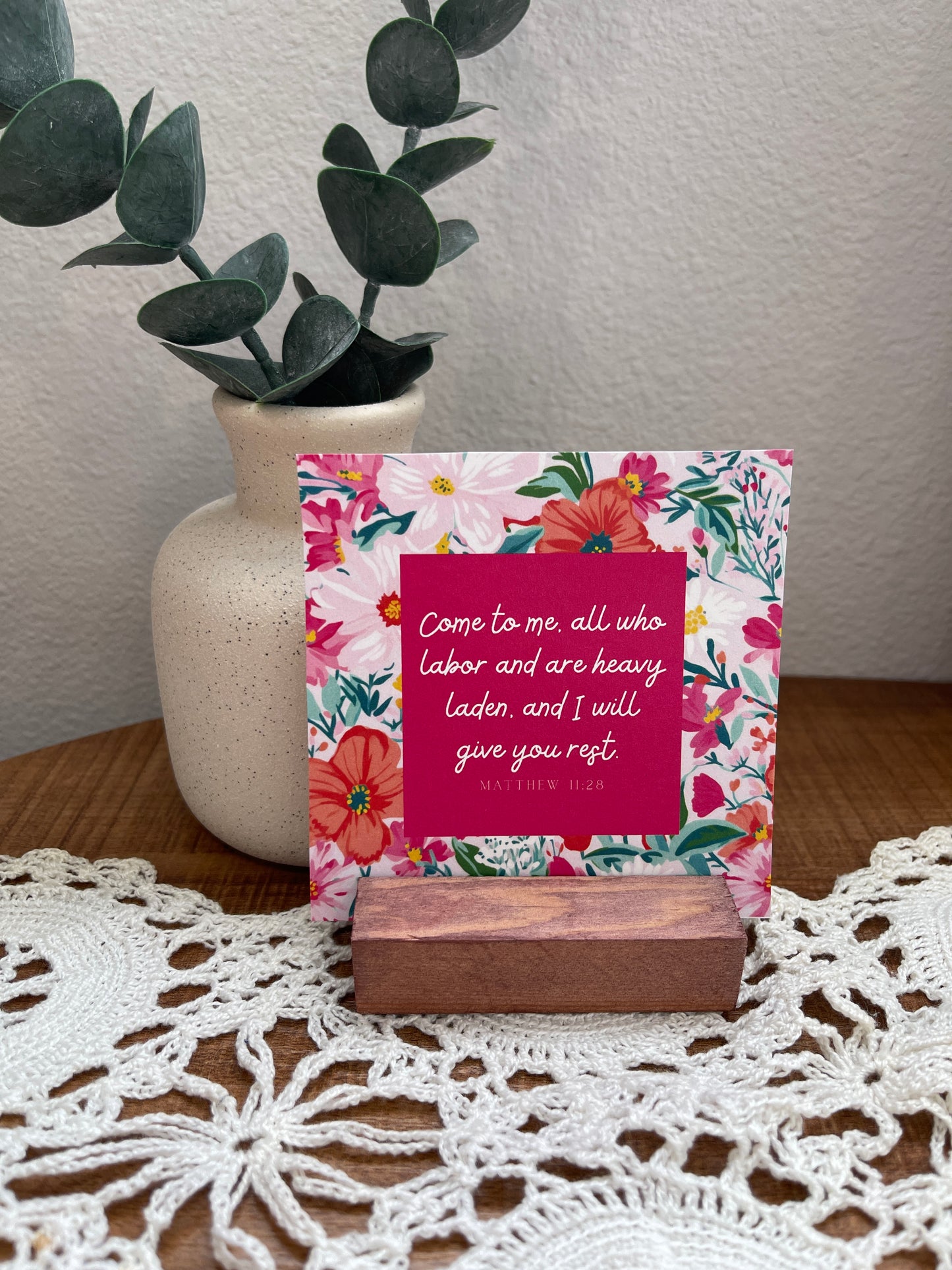 Eyes on You Lord Floral Scripture Cards