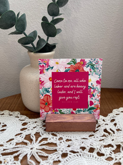 Eyes on You Lord Floral Scripture Cards