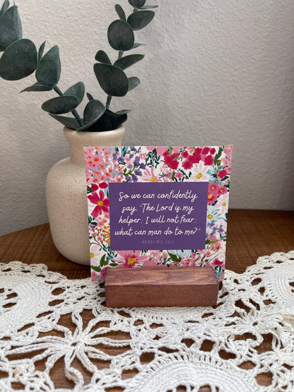 Eyes on You Lord Floral Scripture Cards