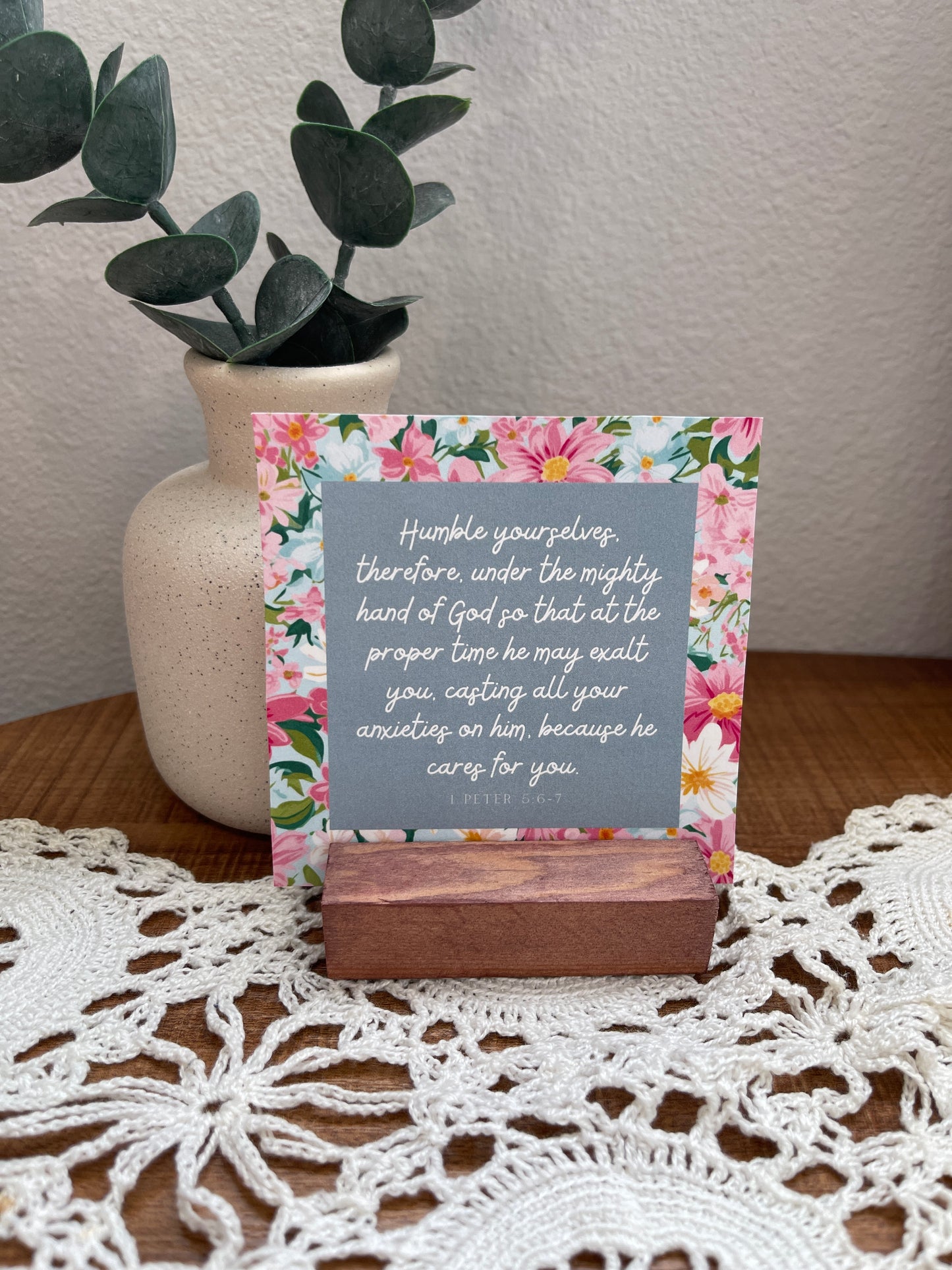 Eyes on You Lord Floral Scripture Cards