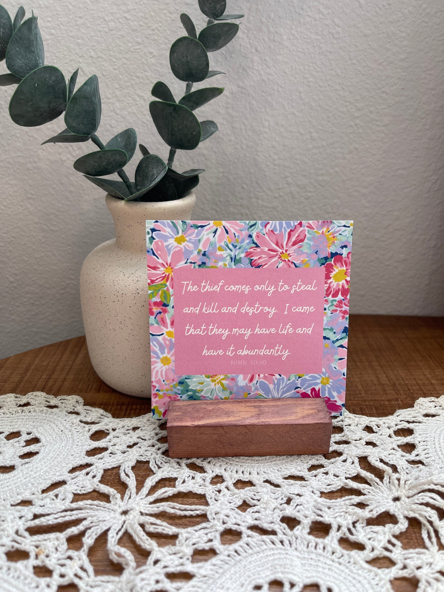 Eyes on You Lord Floral Scripture Cards
