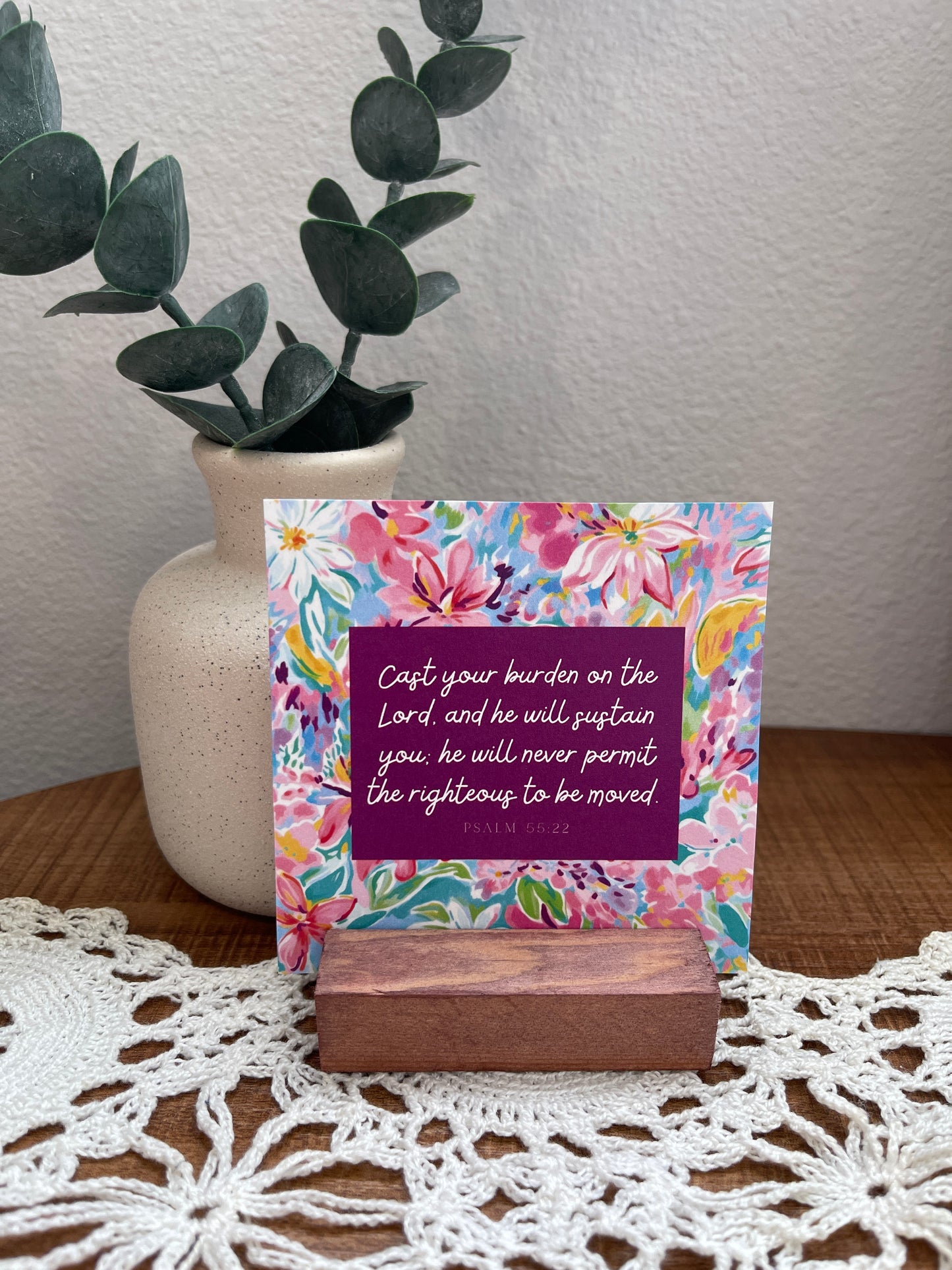 Eyes on You Lord Floral Scripture Cards