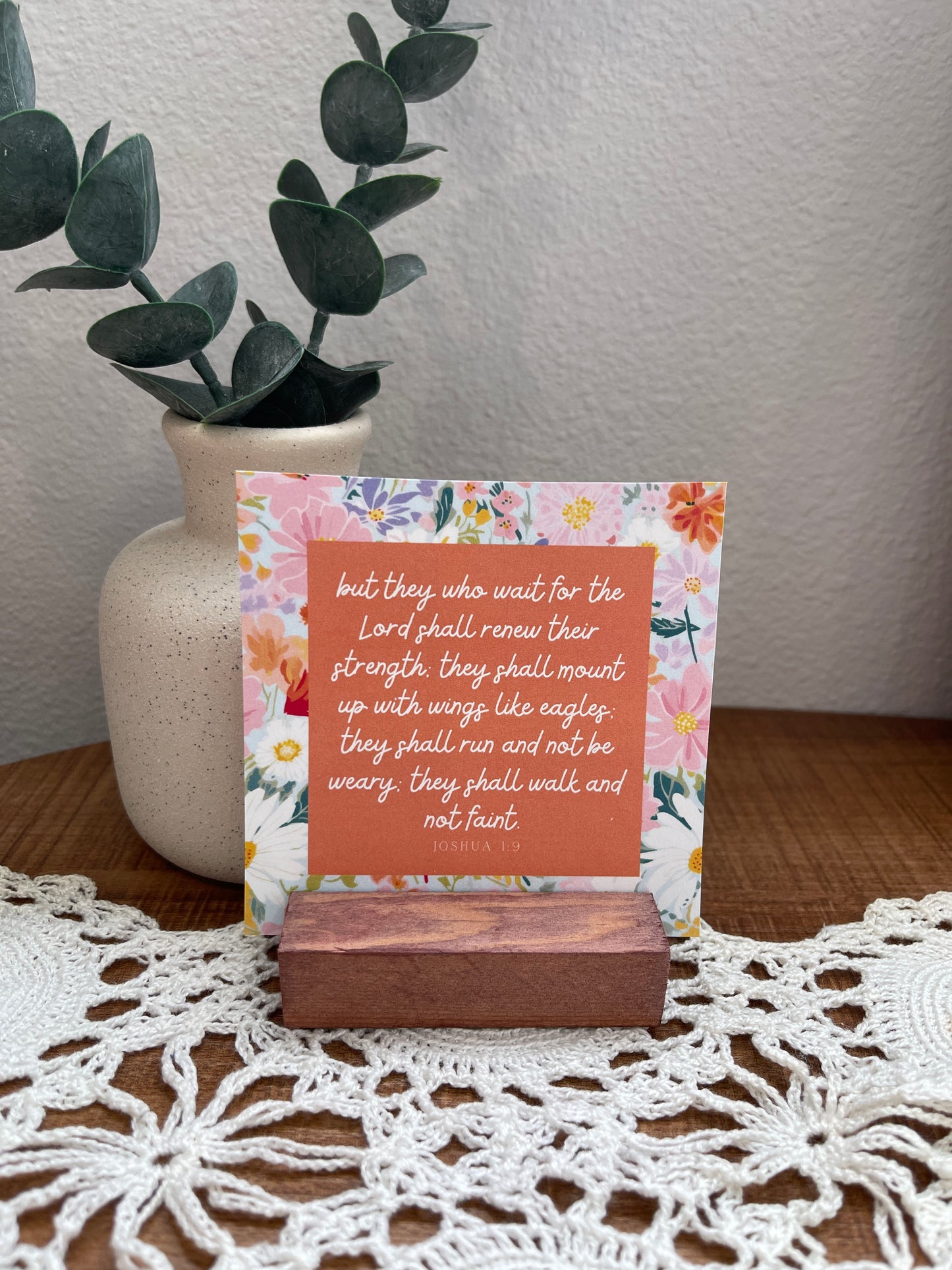 Eyes on You Lord Floral Scripture Cards