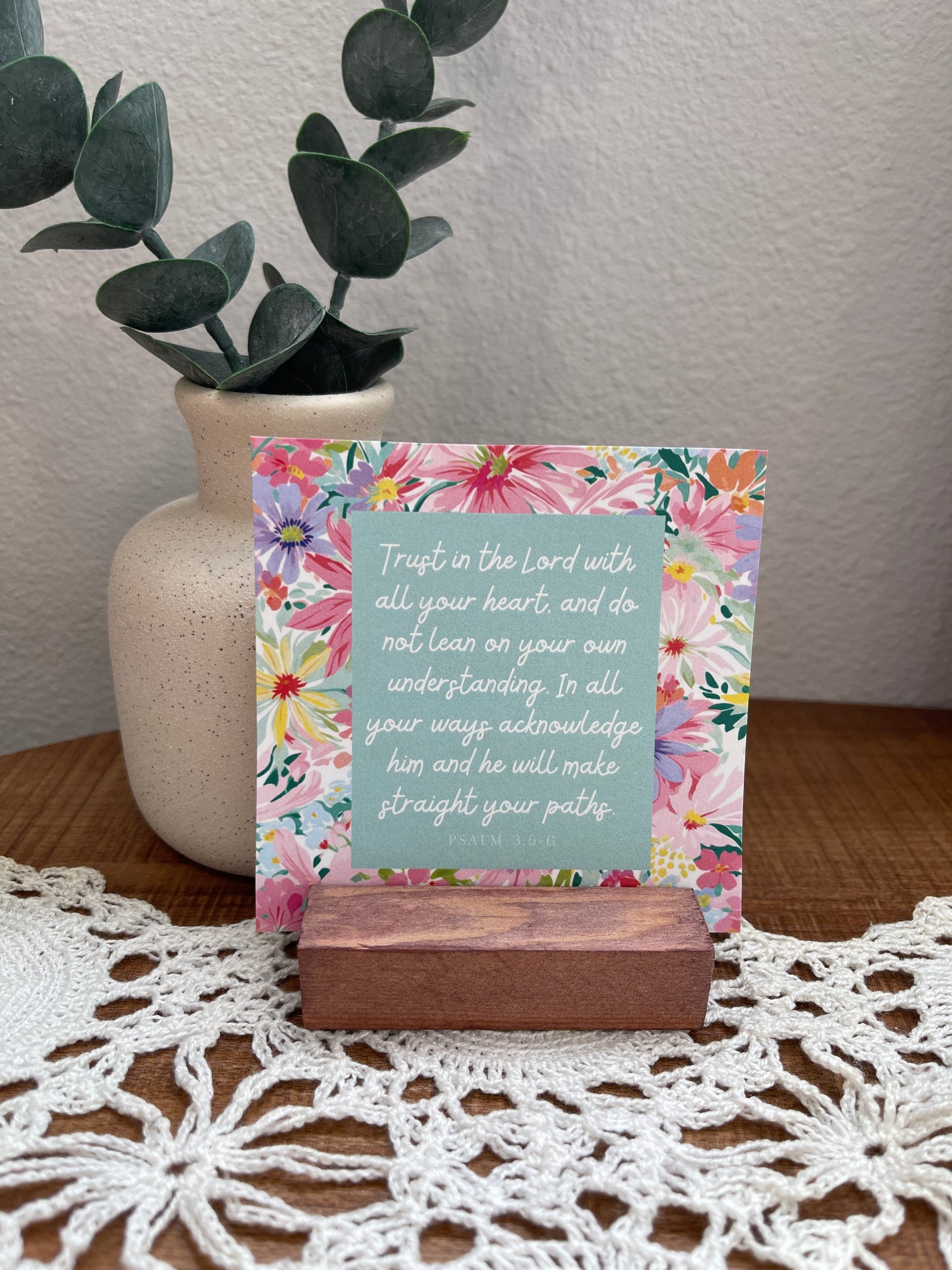 Eyes on You Lord Floral Scripture Cards