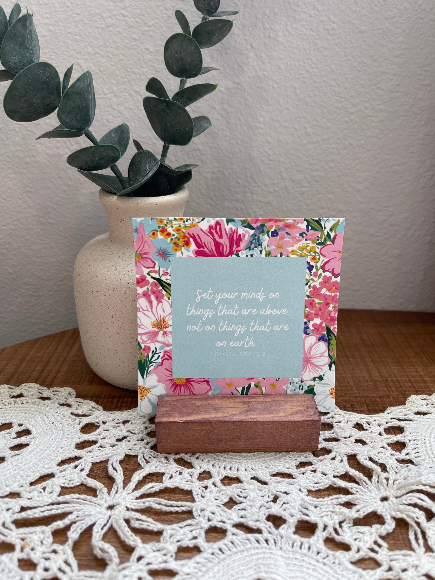 Eyes on You Lord Floral Scripture Cards